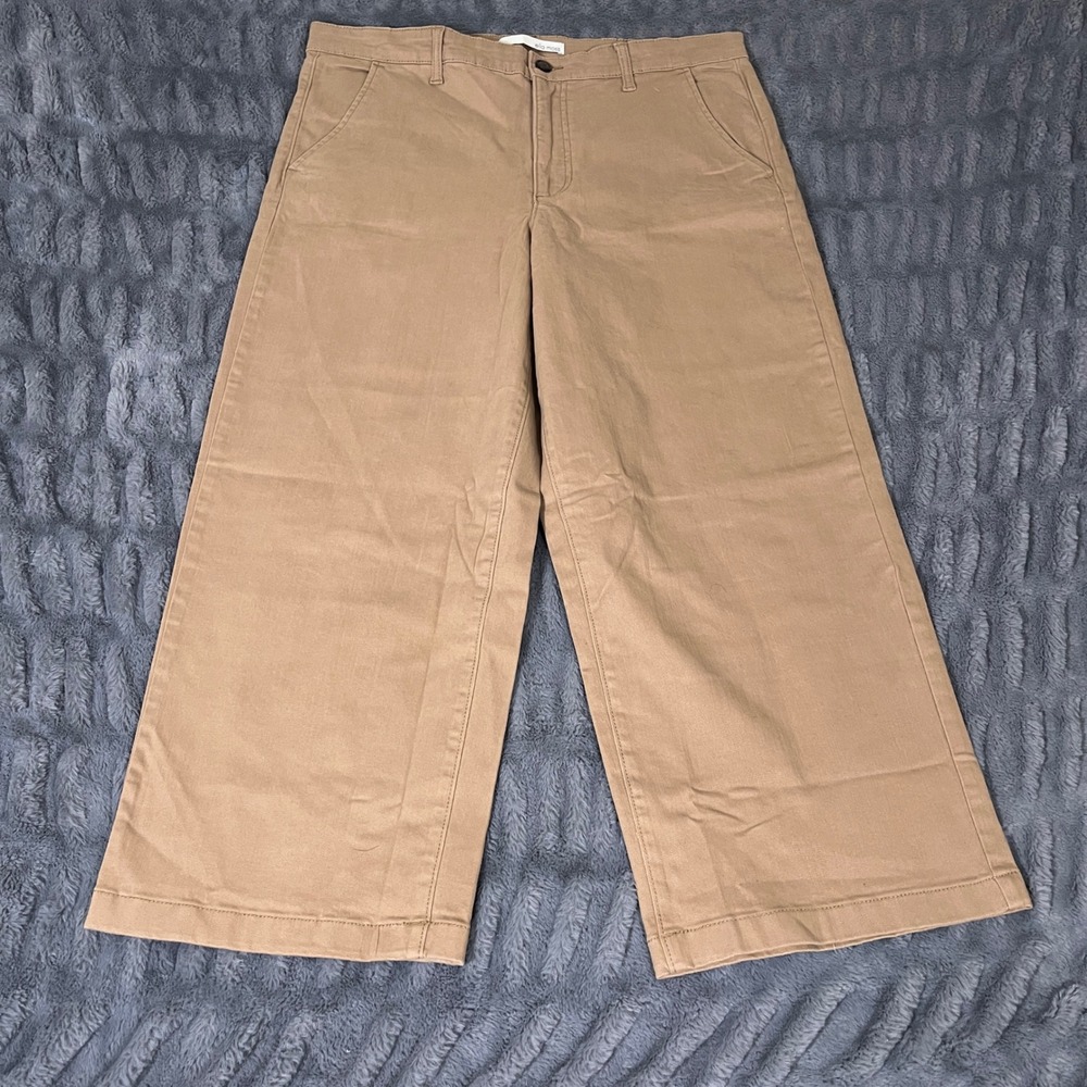 Ella Moss Tan Wide-Leg pants size 14